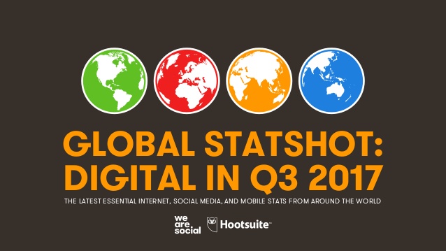 Global Digital Statshot Q3 2017